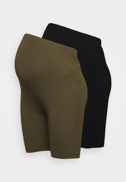  2 Pack - Leggings - Trousers - Black/Khaki