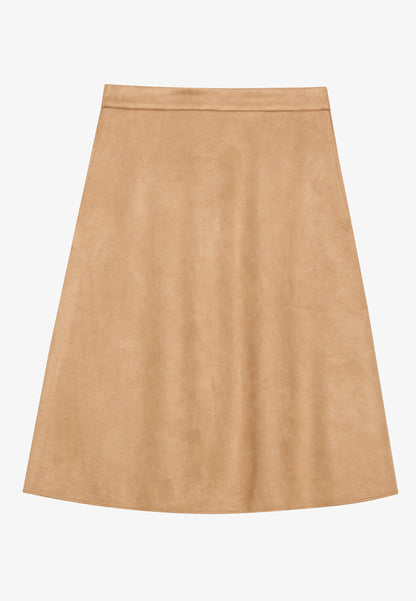 Anna Field SUEDE A LINE SKIRT - A-line Skirt - Brown