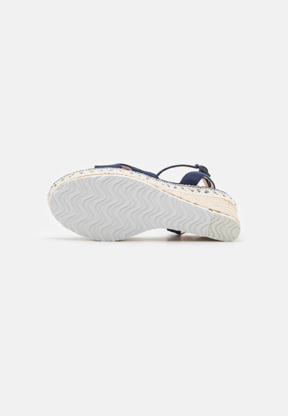 Anna Field Wedge Sandals - Dark Blue