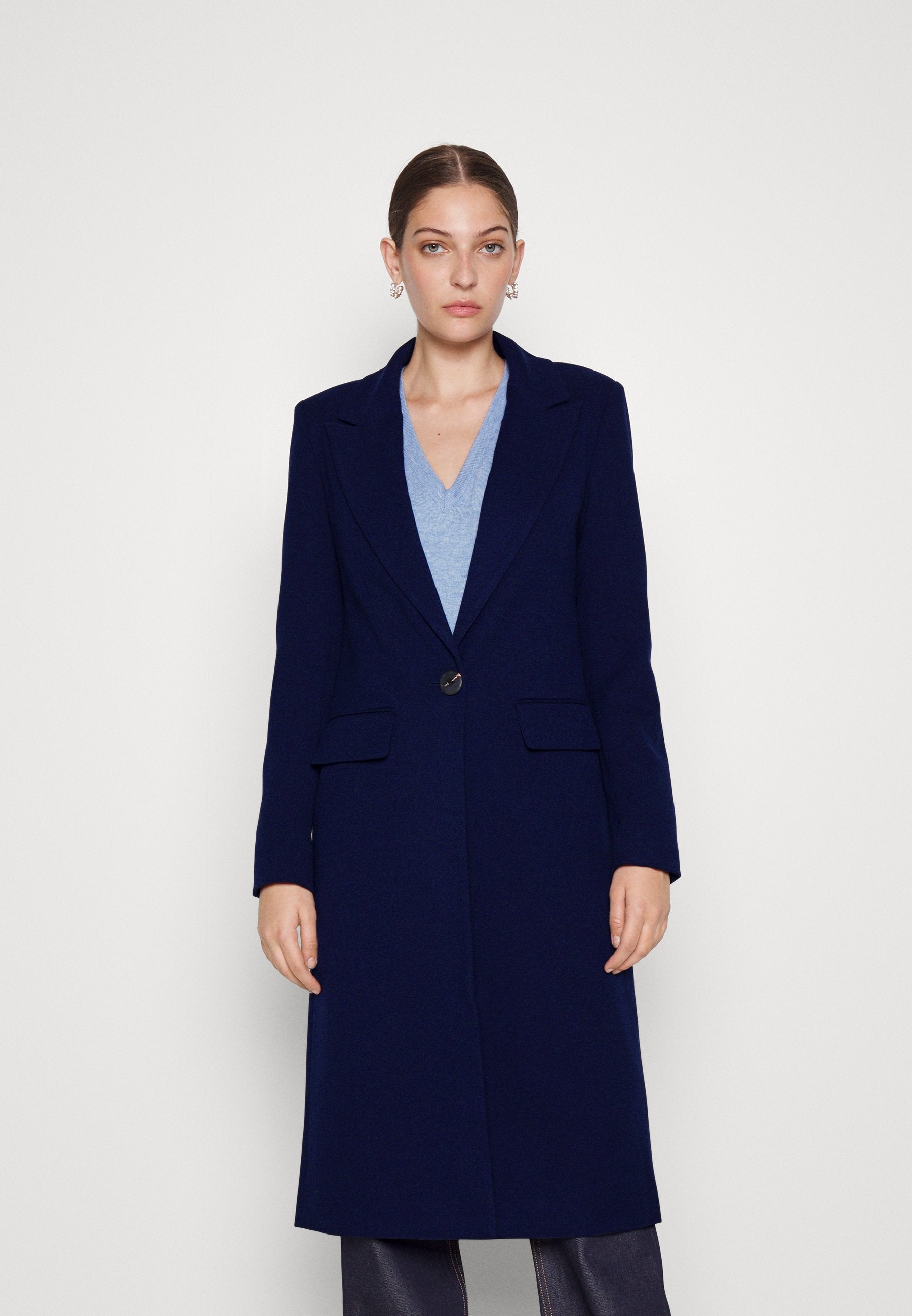  Classic Coat -Dark Blue