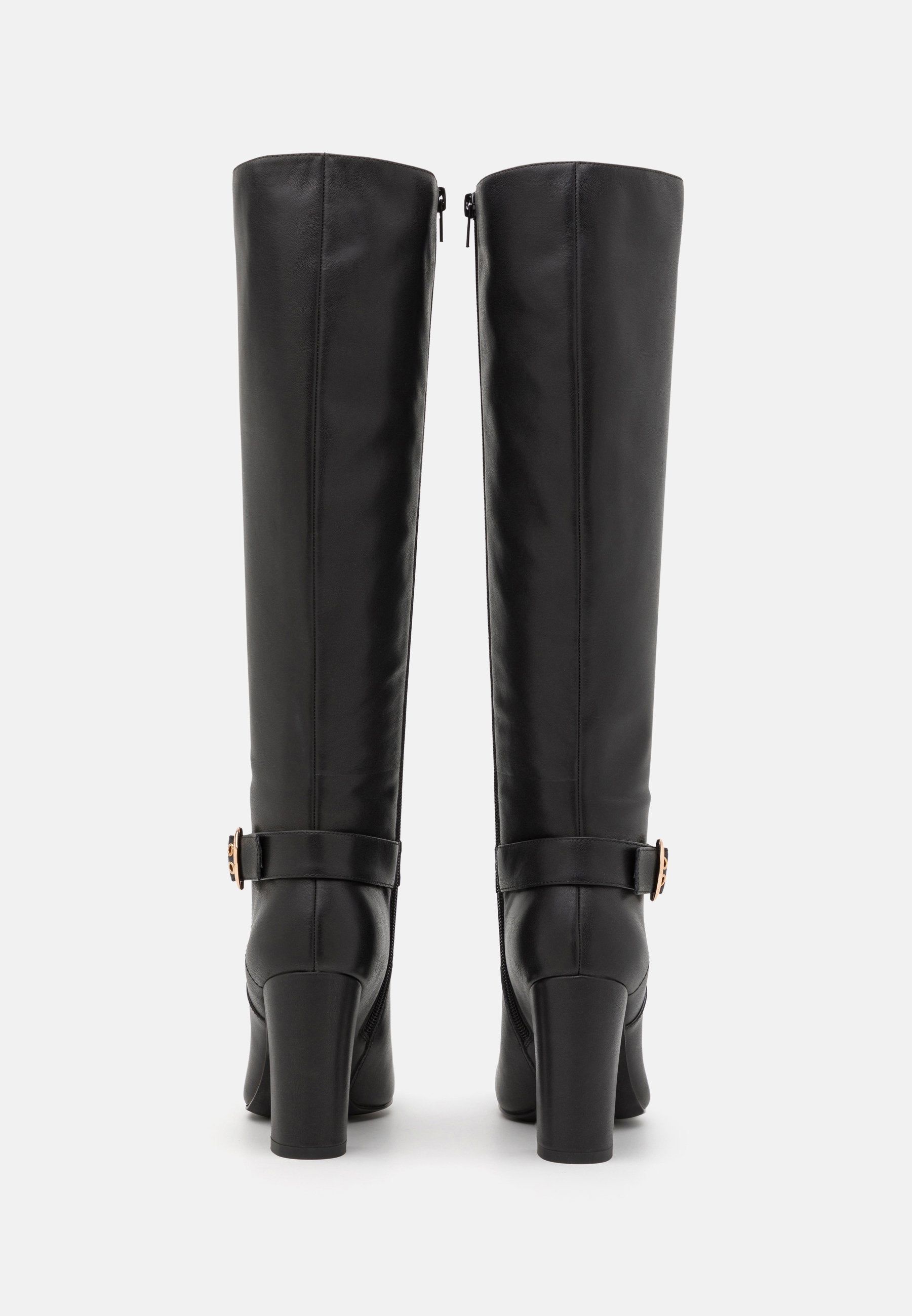 Anna Field Leather- High Heeled Boots - Black