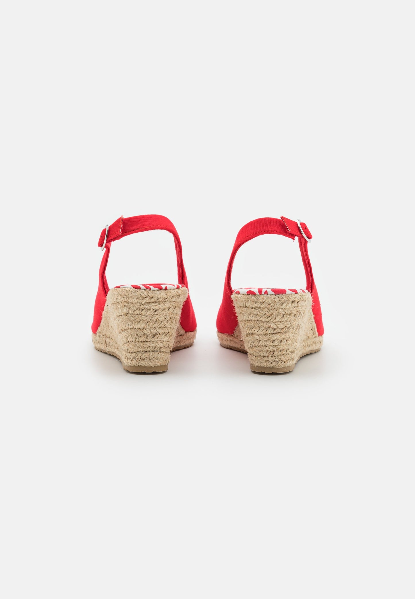 Anna Field Wedge Sandals - Red