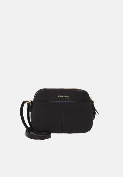 Anna Field Across Body Bag - Black