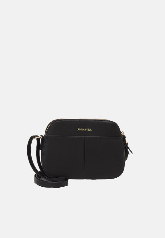 Anna Field Across Body Bag - Black