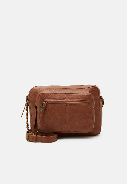 Anna Field Across Body Bag - Cognac