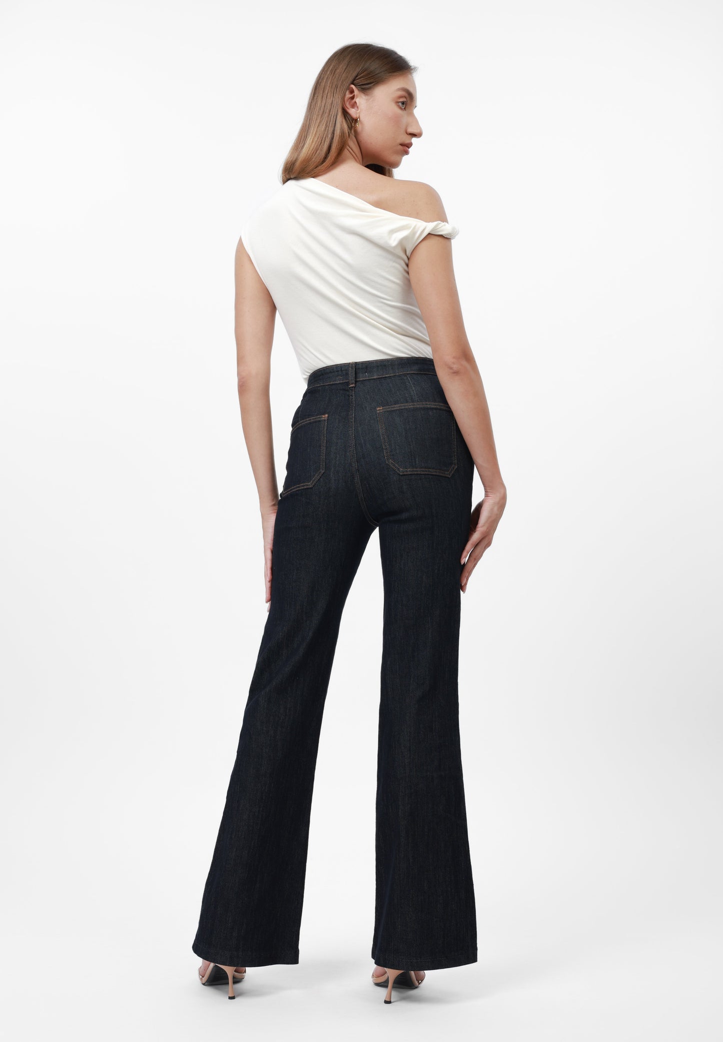  Flared Jeans - Raw Denim