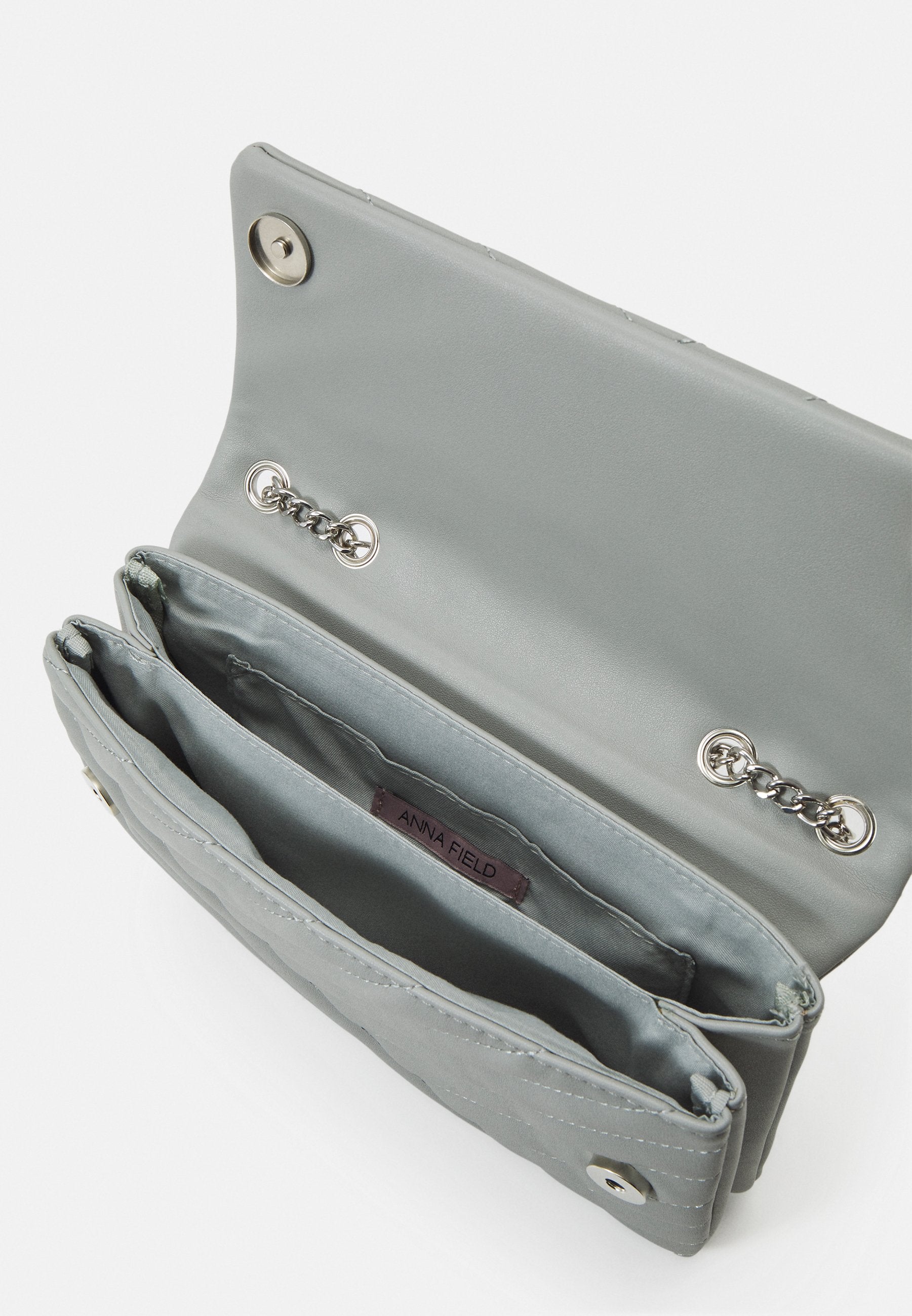 Anna Field Across Body Bag - Blue Grey