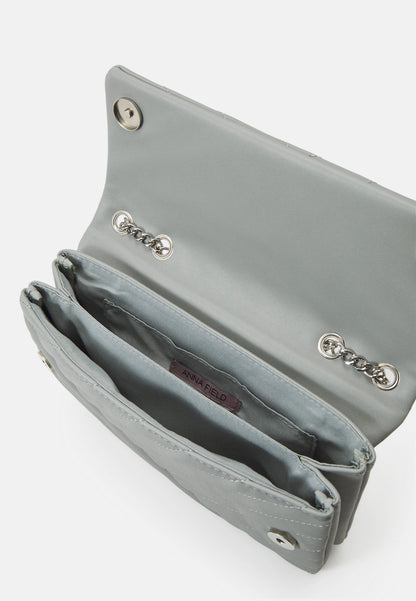Anna Field Across Body Bag - Blue Grey