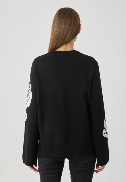 Anna Field Jumper - Black_off White