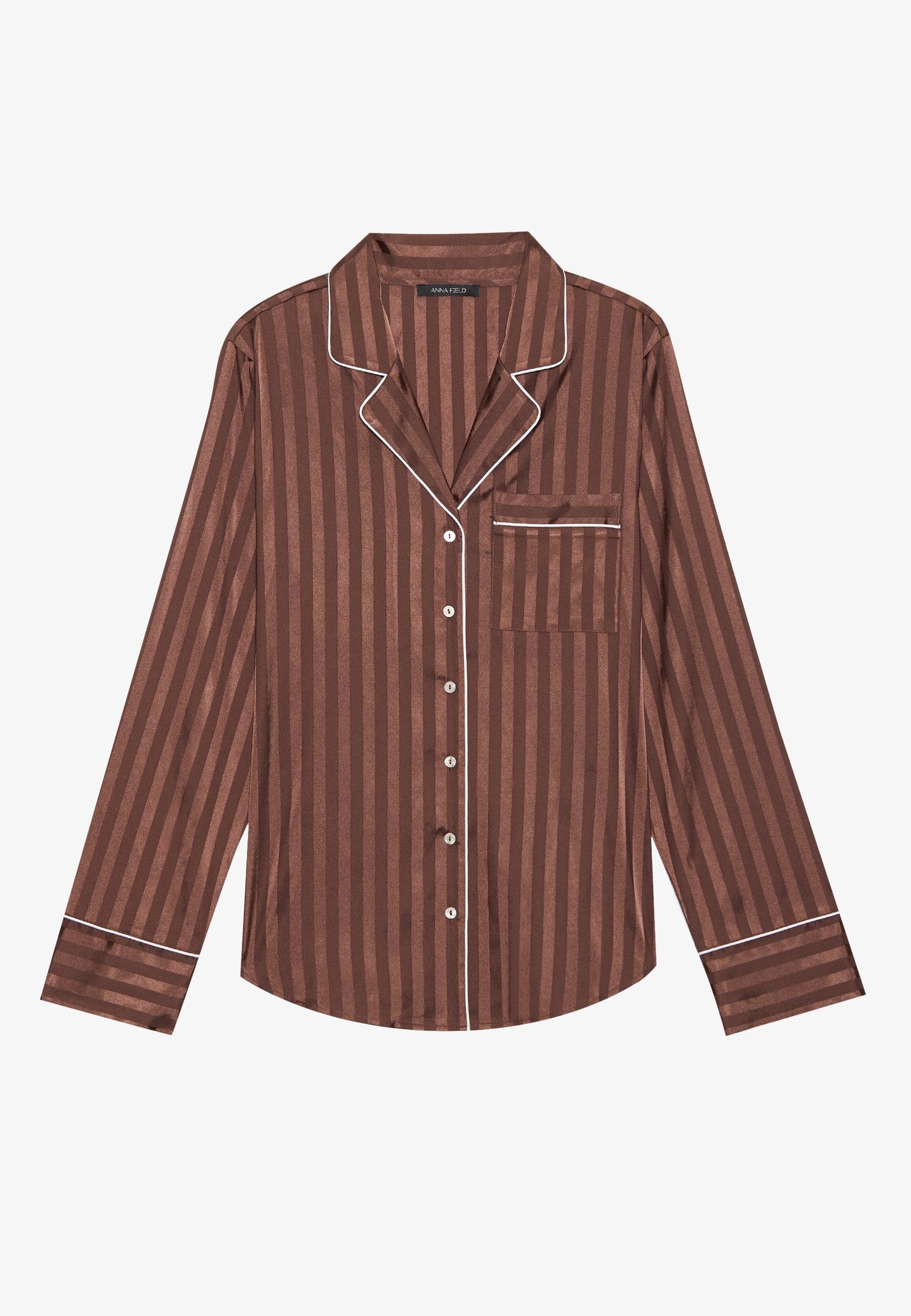 Anna Field SET - Pyjamas - Dark Brown