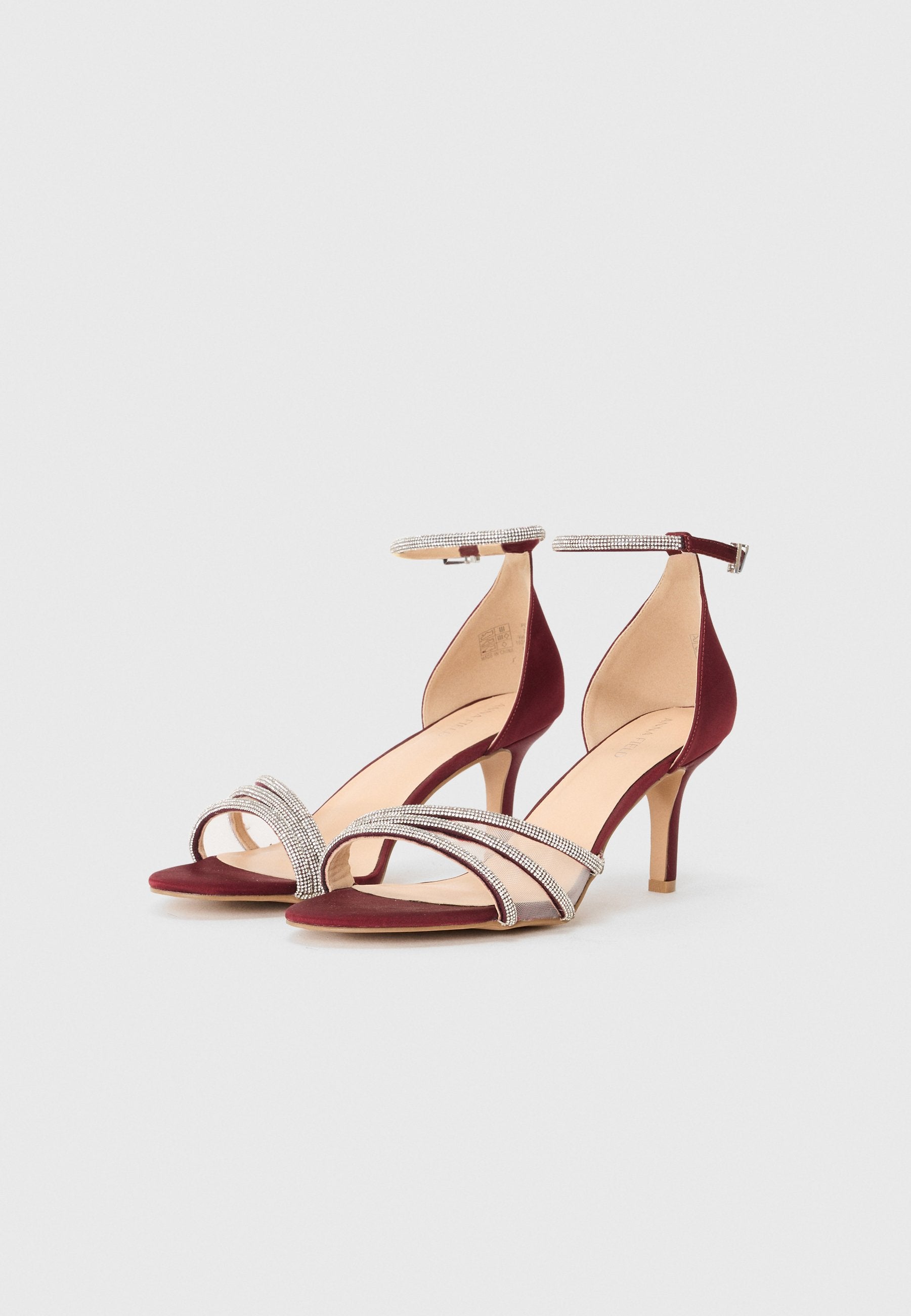 Anna Field Ankle Cuff Sandals - Bordeaux