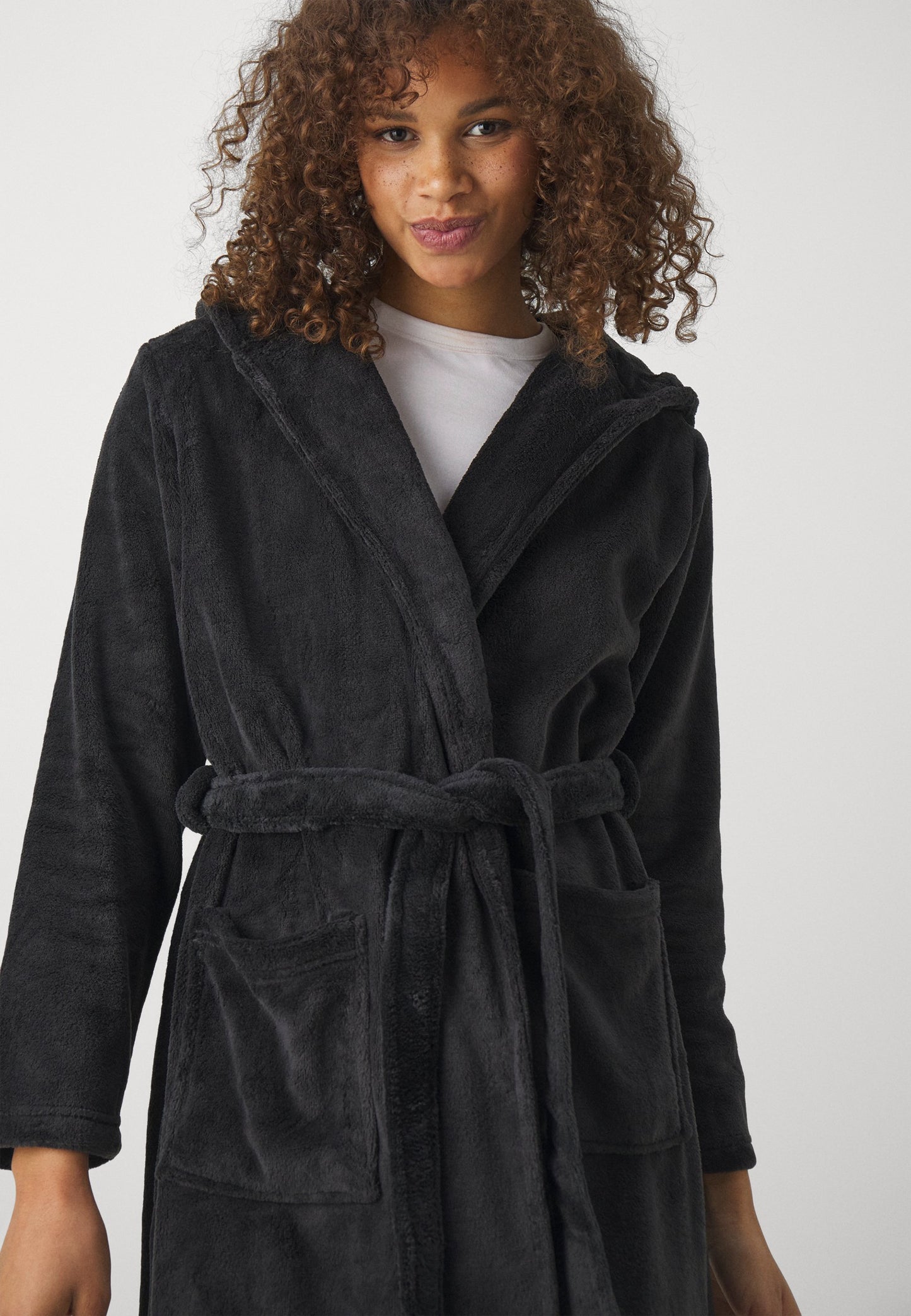 Anna Field FULL LENGTH BATHROBE - Dressing Gown - Grey