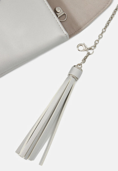Anna Field Clutch - 971 - Silver-coloured