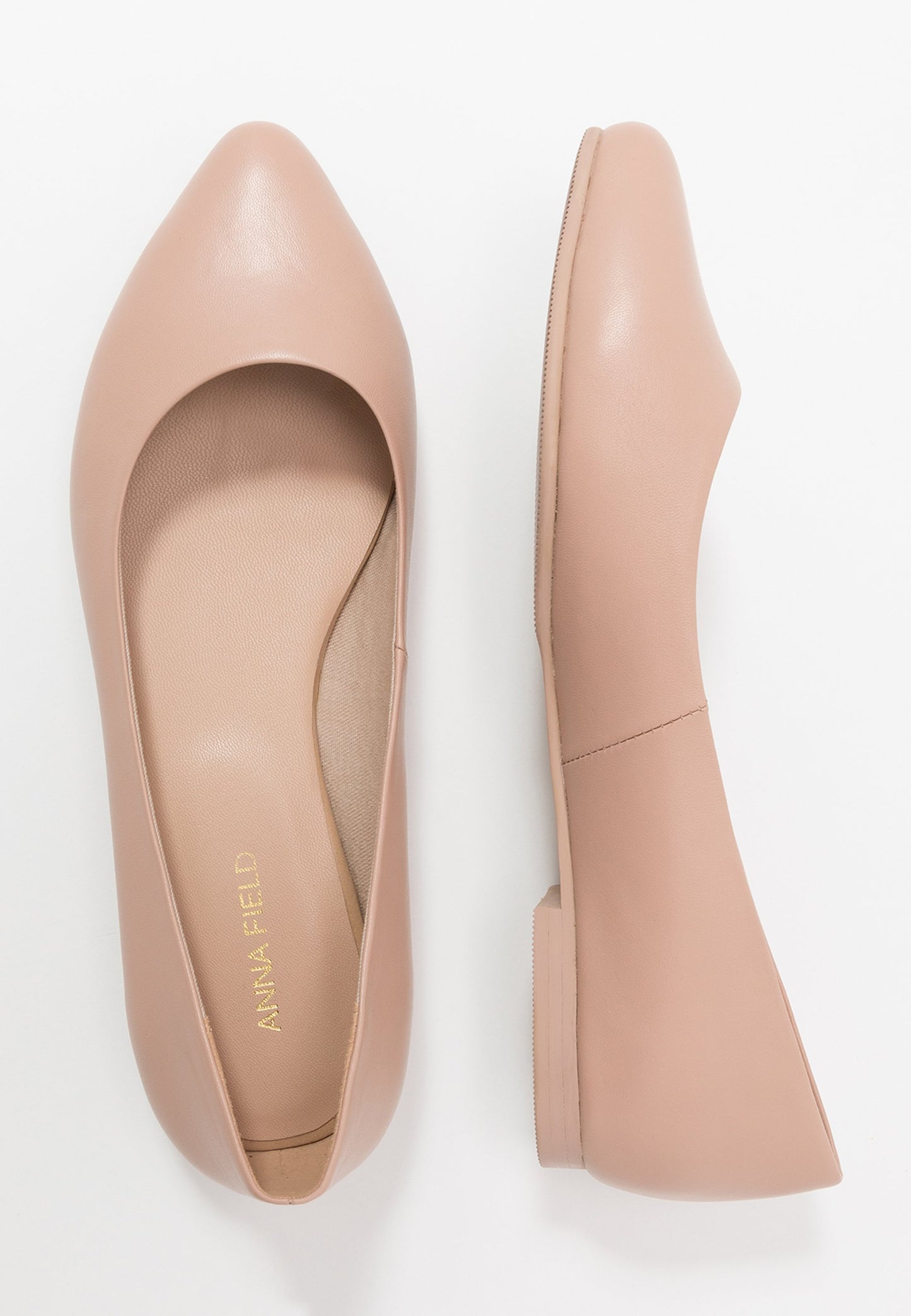 Anna Field Leather - Ballet Pumps - Beige