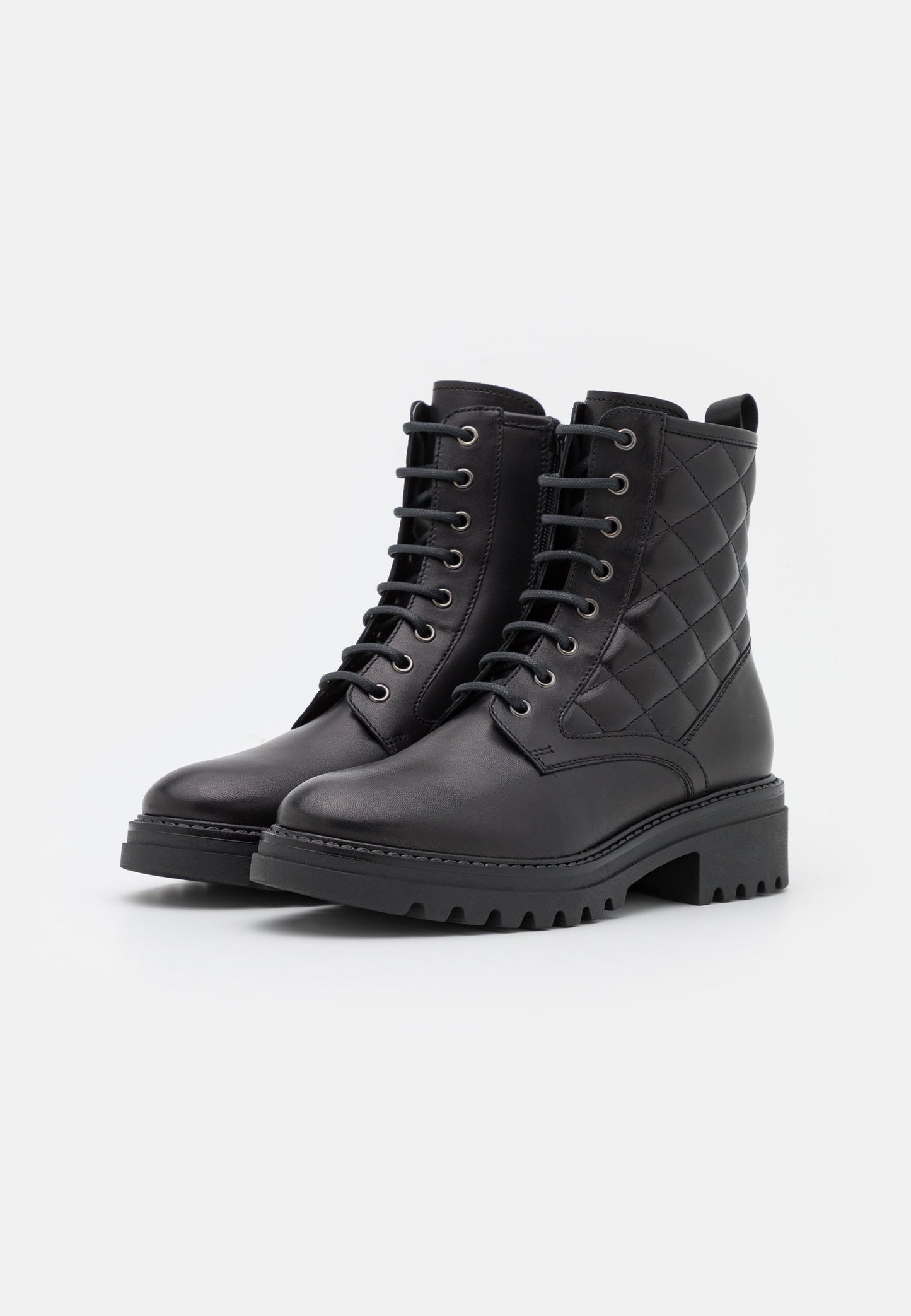 Anna Field Leather - Lace-Up Ankle Boots - Black