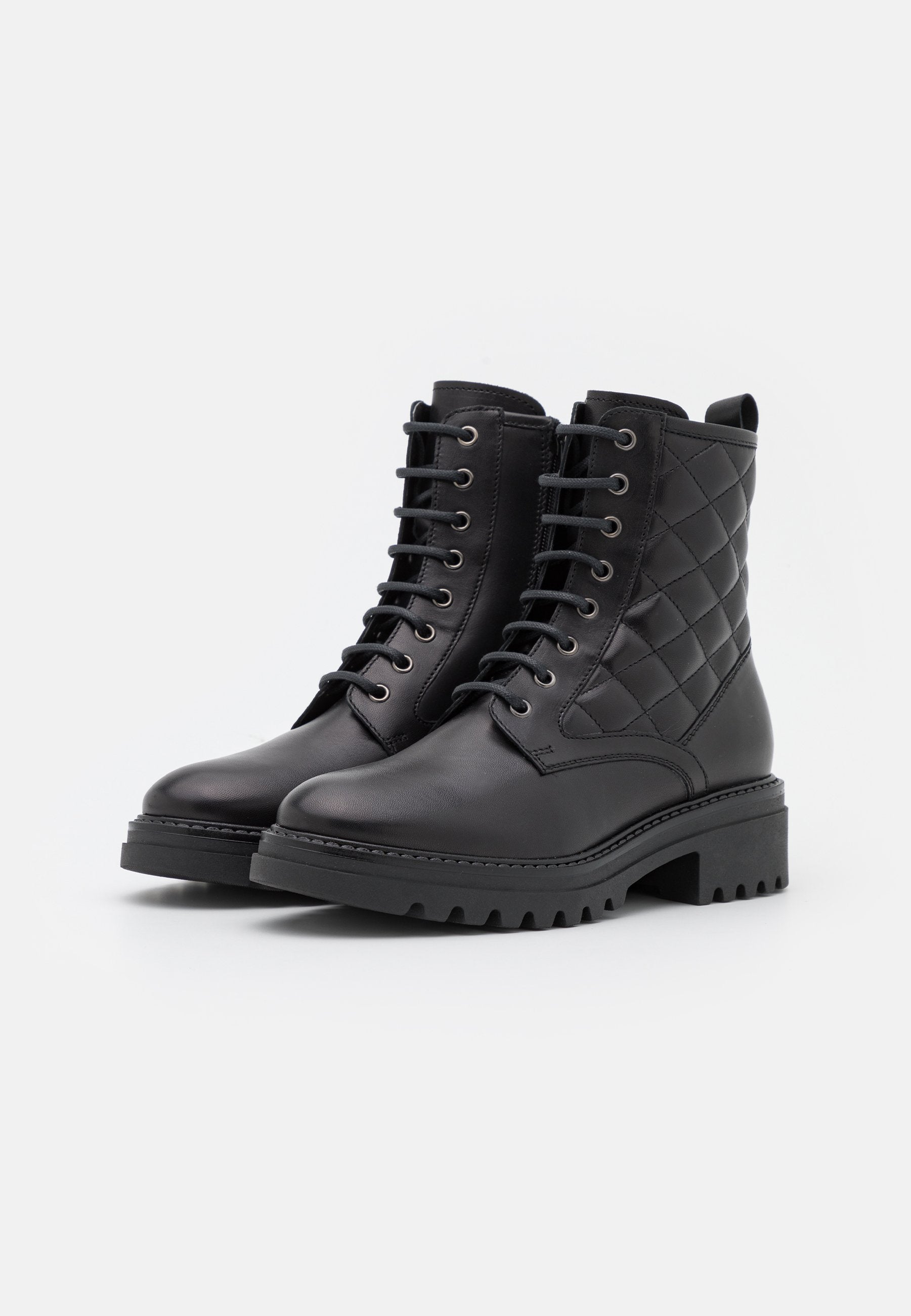 Anna Field Leather - Lace-Up Ankle Boots - Black