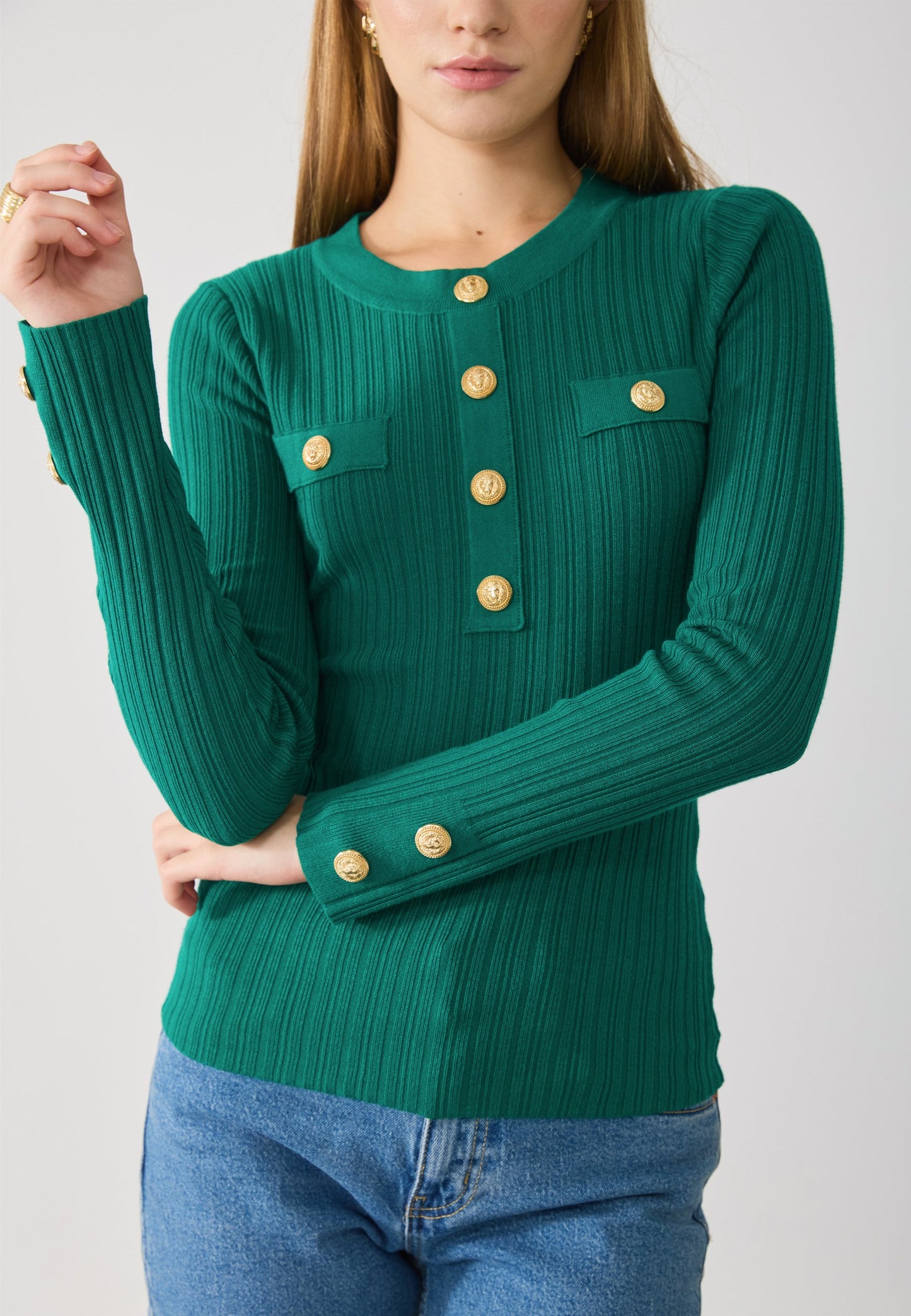 Anna Field Jumper - Aventurine