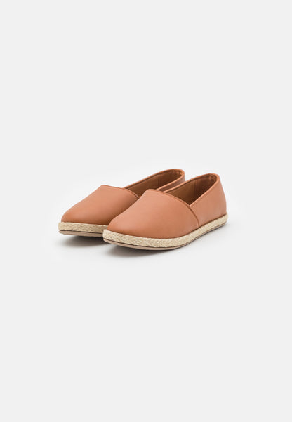 Anna Field Slip-Ons - Cognac