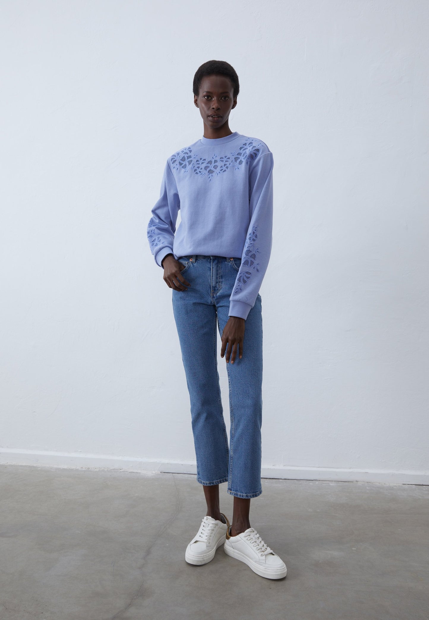 Anna Field Sweatshirt - Light Blue