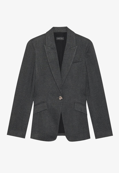 Anna Field Blazer - Grey