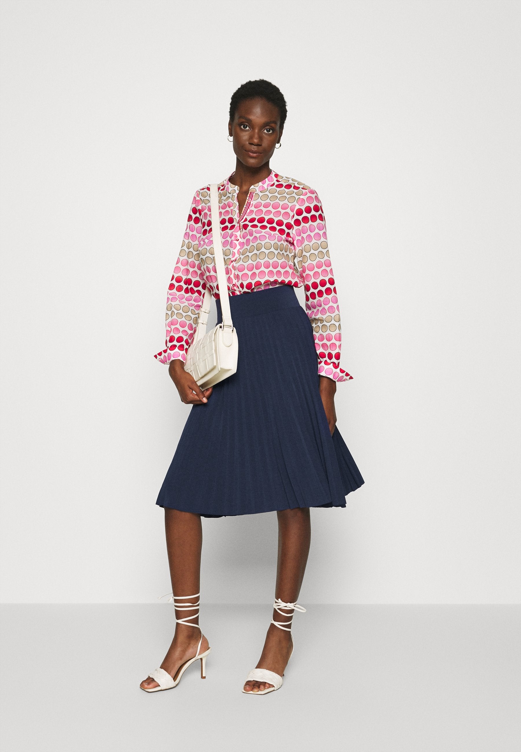 Anna Field Plisse A-Line Mini Skirt - A-Line Skirt - Maritime Blue