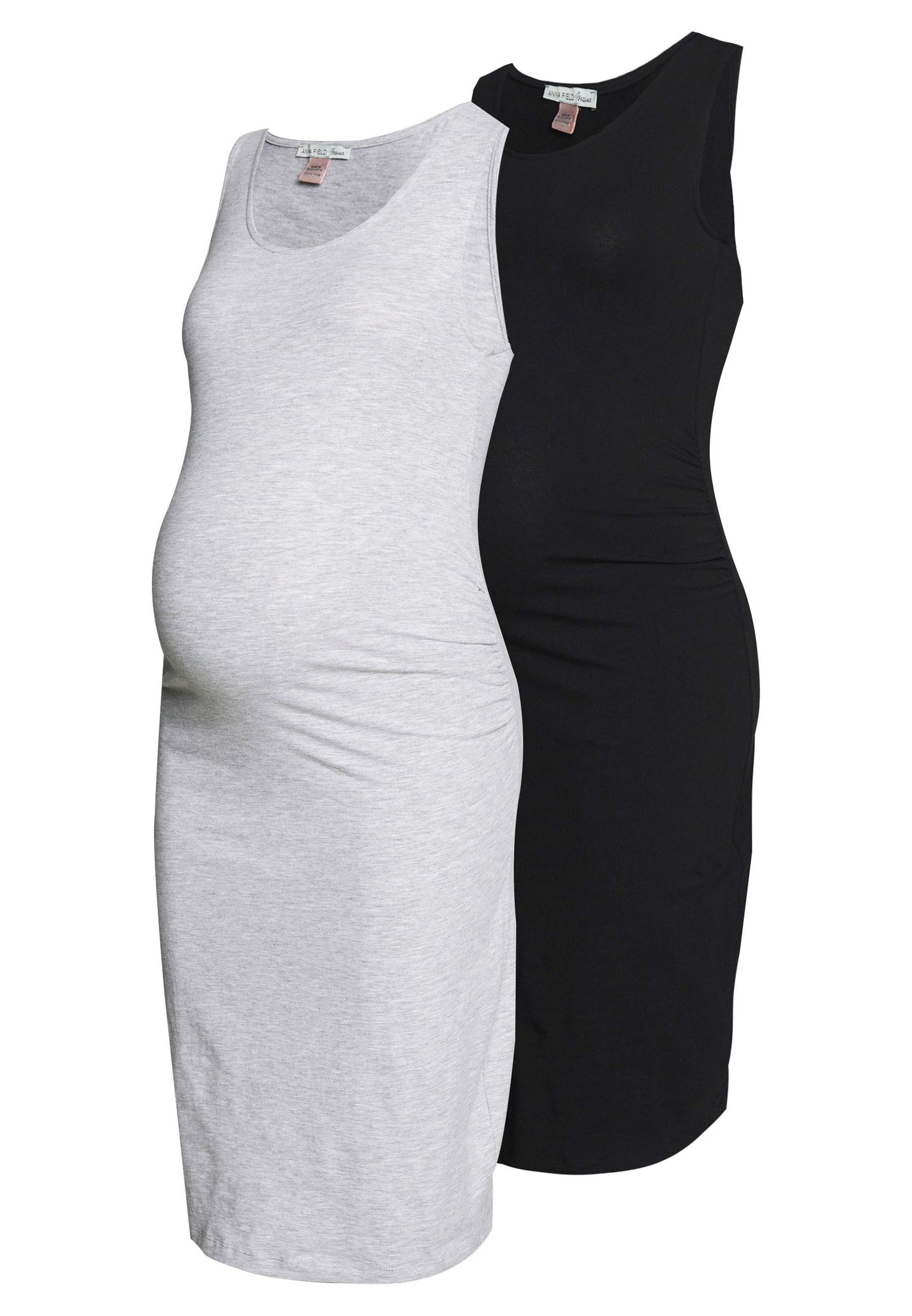  2 Pack - Shift Dress - Light Grey/Black