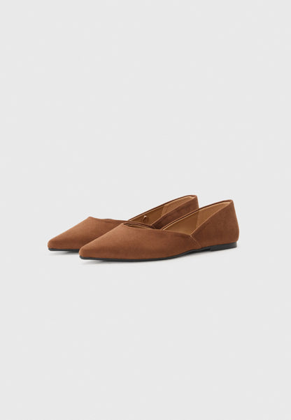 Anna Field Ballet Pumps - Dark Brown
