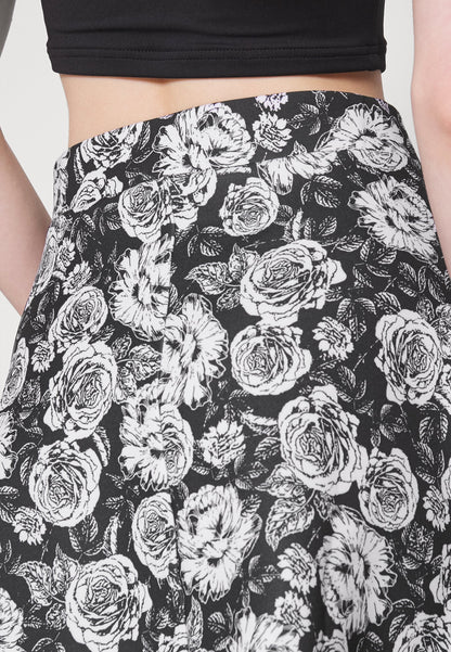  A-Line Skirt - Black/White
