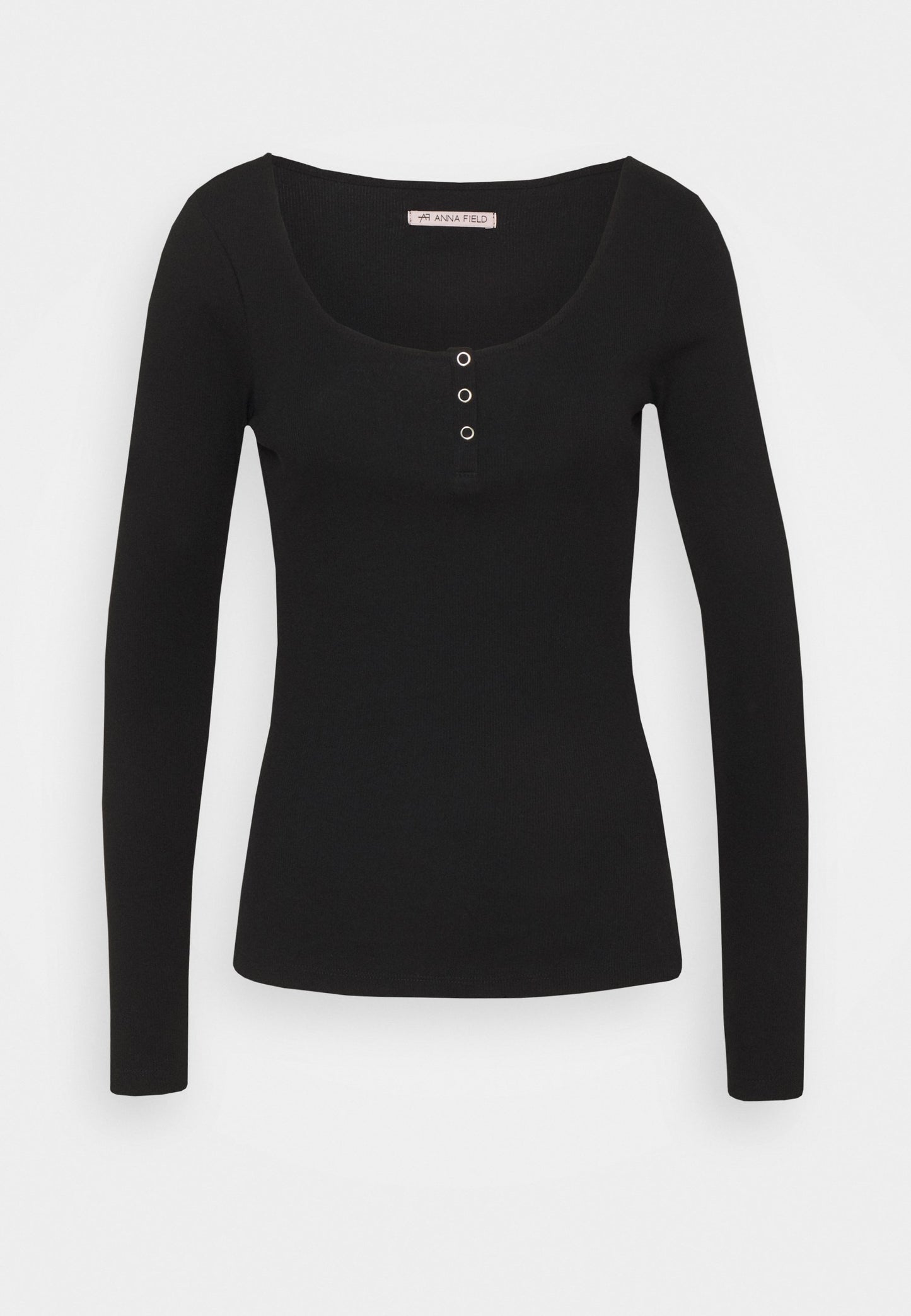 Anna Field Long Sleeved Top - Mottled Grey