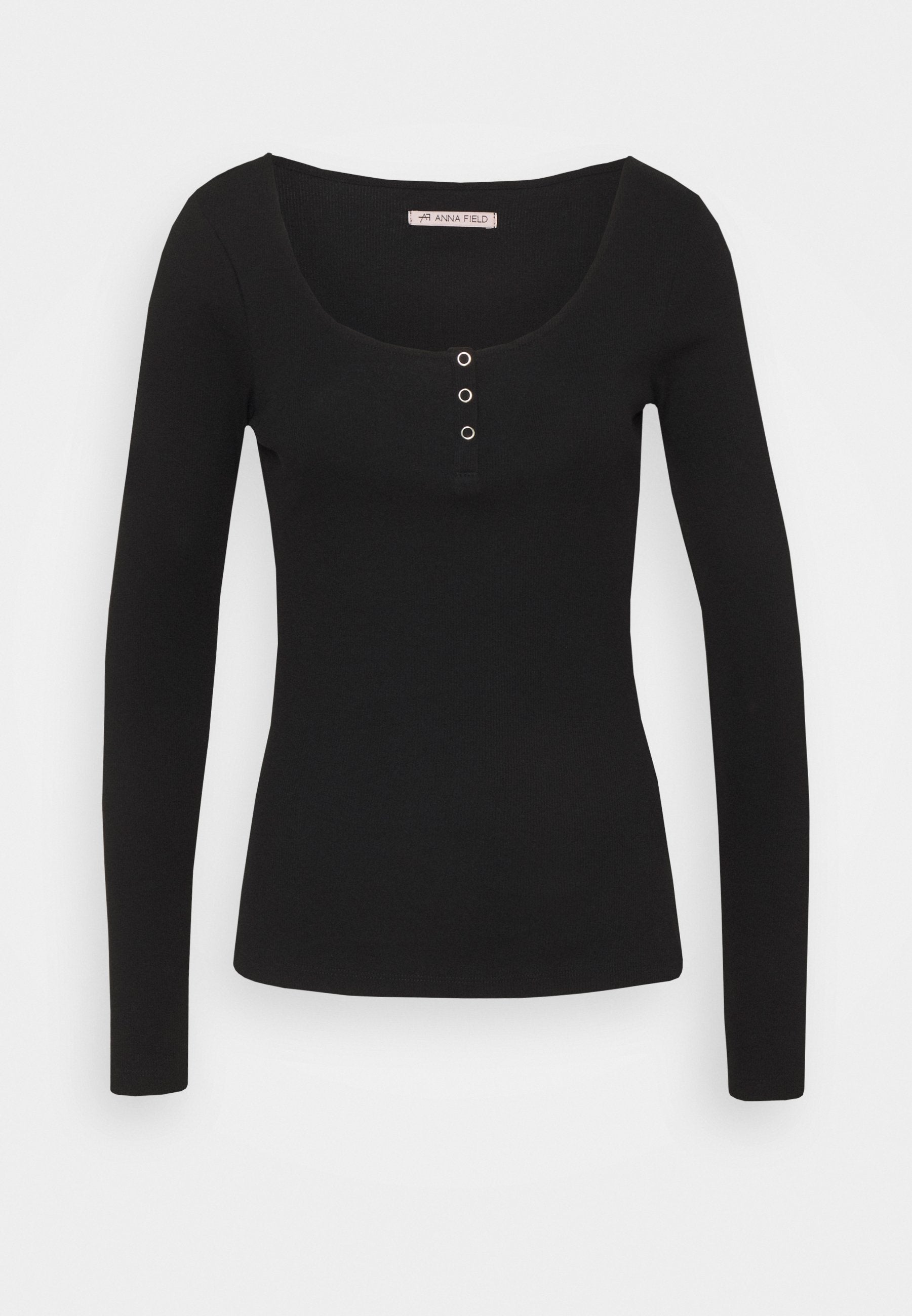 Anna Field Long Sleeved Top - Mottled Grey