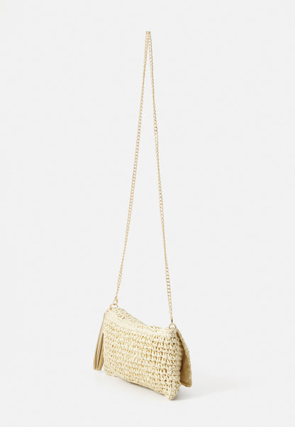 Anna Field Clutch - Straw