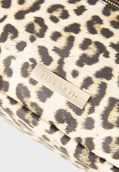 Anna Field Wash Bag - Leo Print