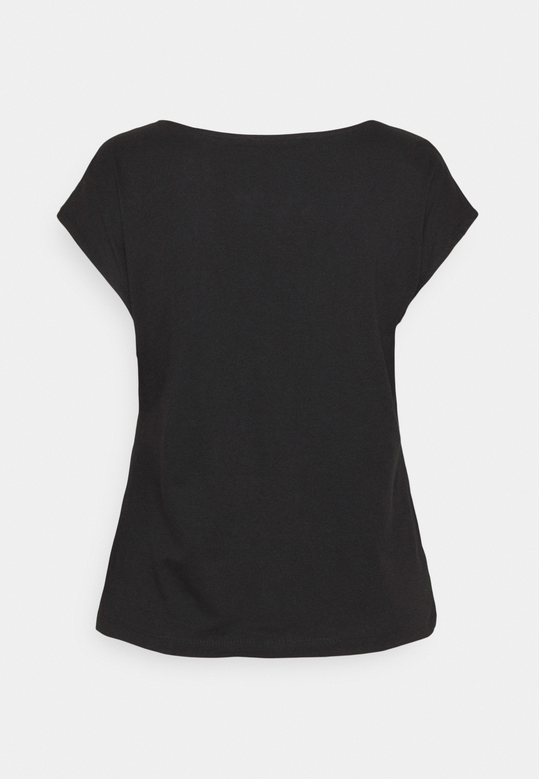 Anna Field Basic V Neck Drop Shoulder 2 Pack- Basic T-Shirt - Black