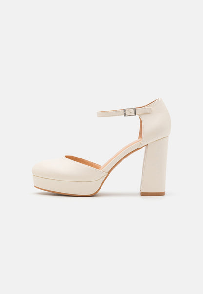 Anna Field Platform Heels - Cognac