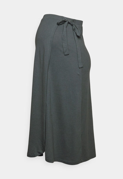  Maternity Basic Midi Skirt- Pencil Skirt - Light Green