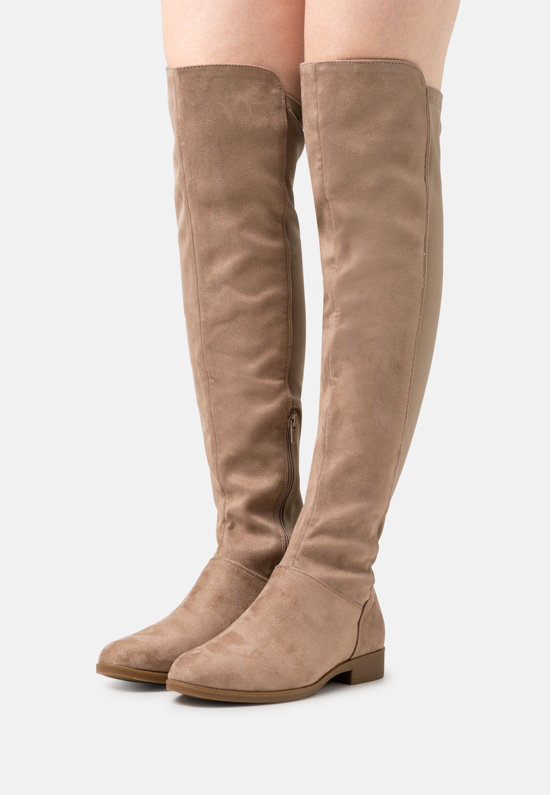 Anna Field Over-The-Knee Boots - Beige