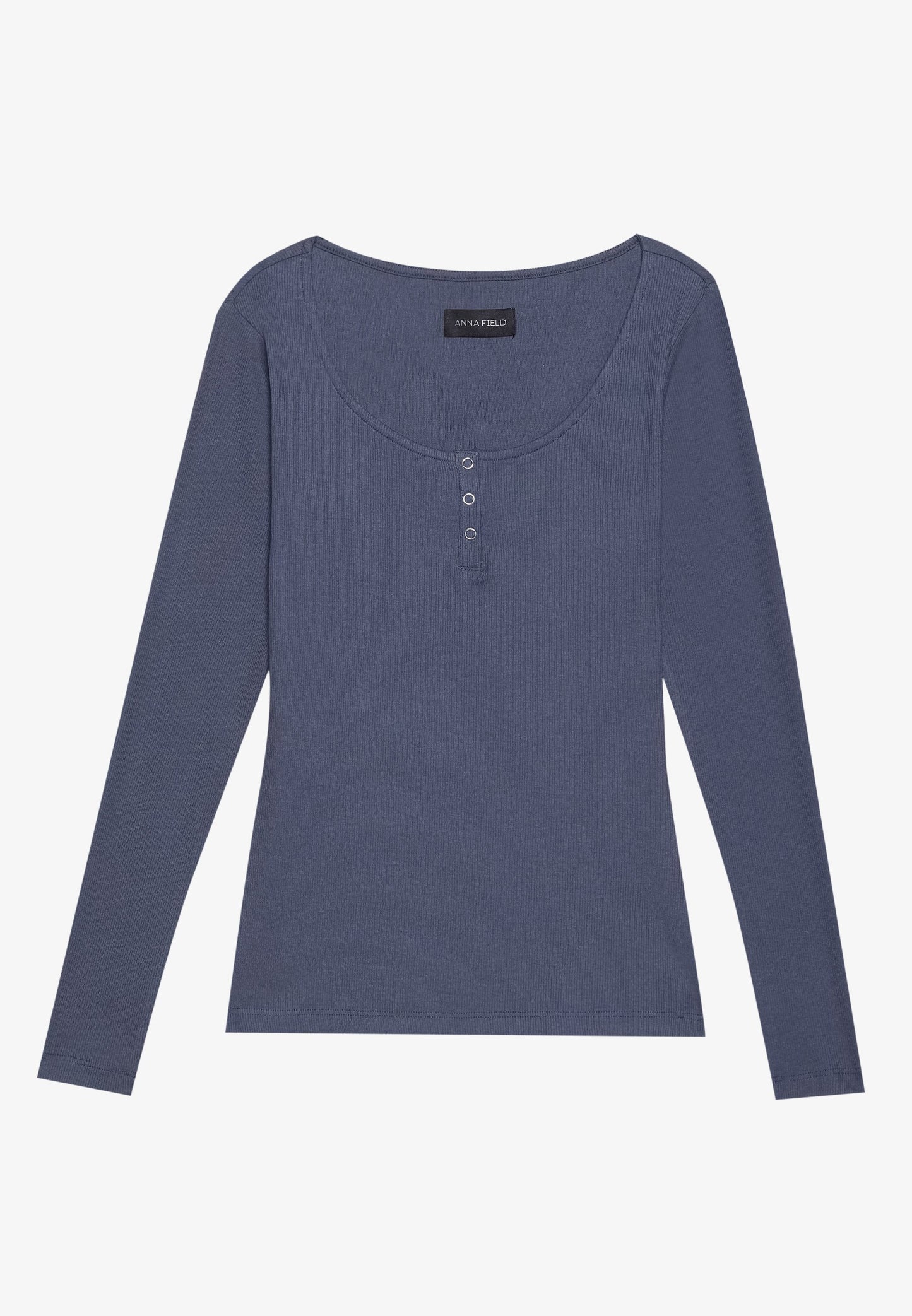 Anna Field Long Sleeved Top - Mottled Grey
