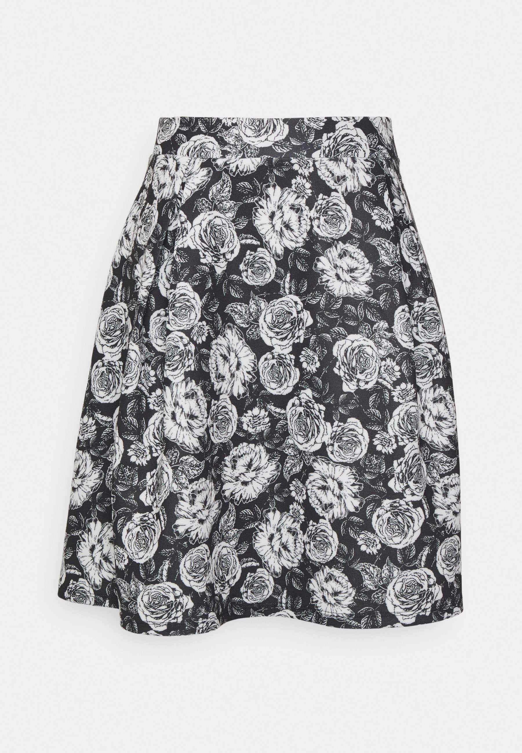  A-Line Skirt - Black/White