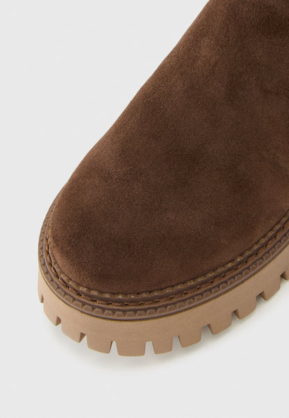 Anna Field LEATHER - Winter Boots - Dark Brown