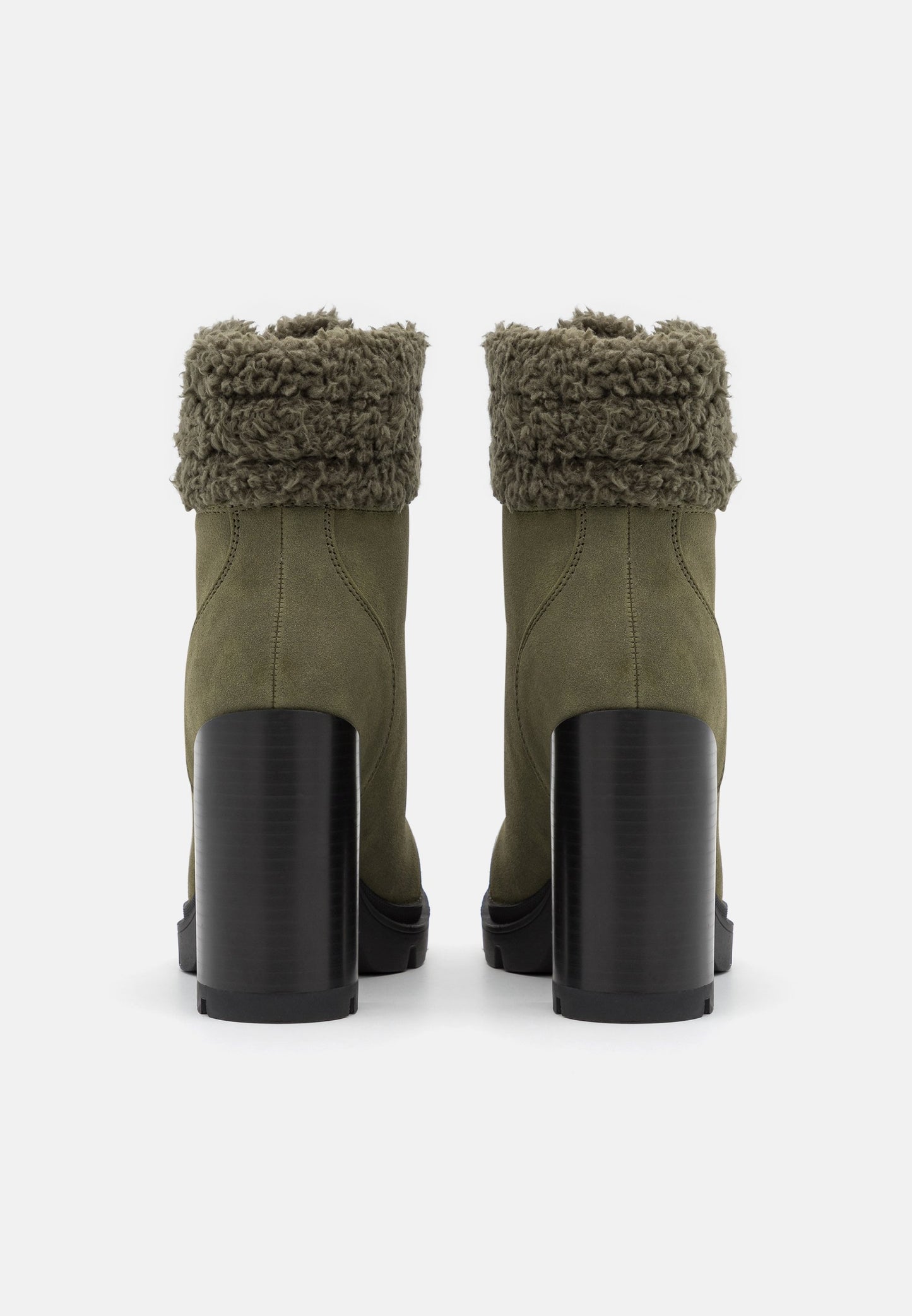 Anna Field Leather - Lace-Up Ankle Boots - Khaki