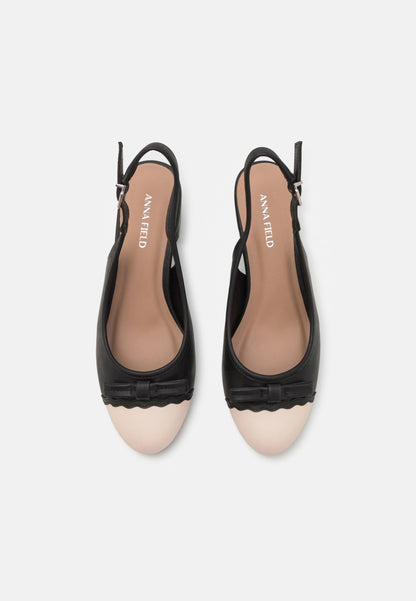  Classic Heels - Black/beige