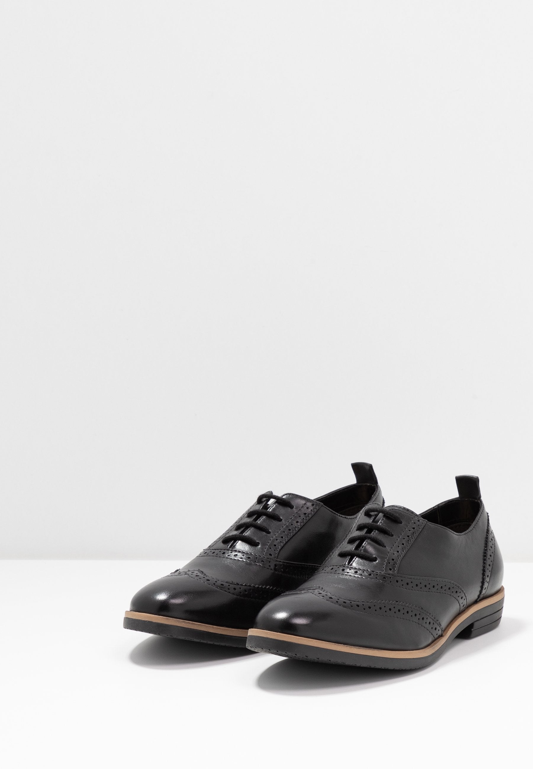 Anna Field Leather- Lace-Ups - Black