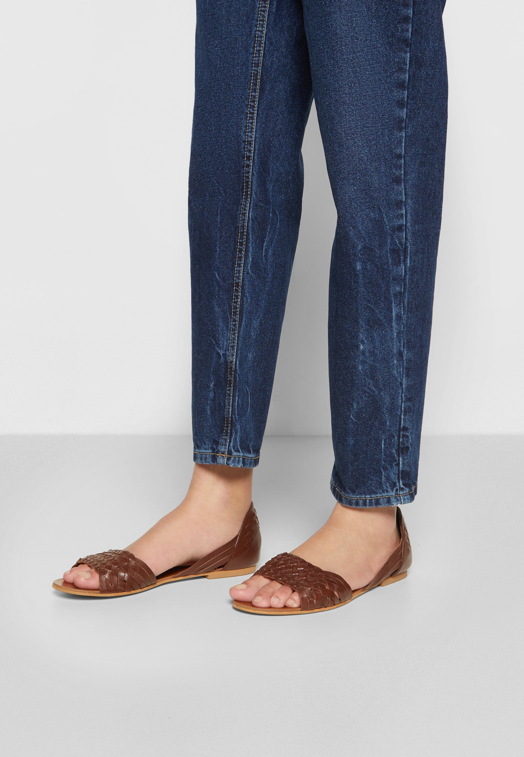 Anna Field Leather - Sandals - Cognac