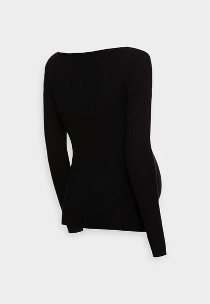  Nursing Overlap - Jumper - Black