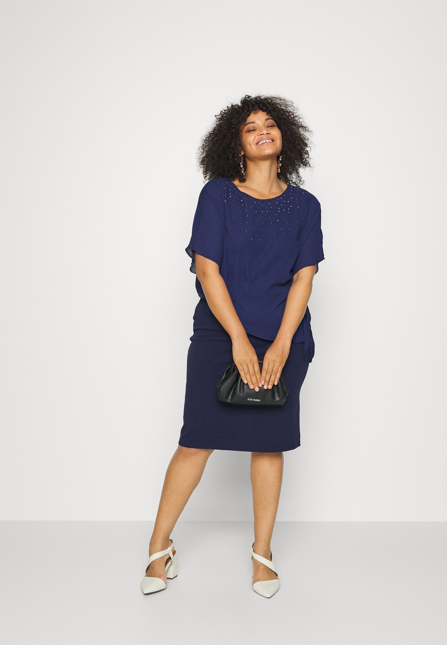  Cocktail Dress / Party Dress - Dark Blue