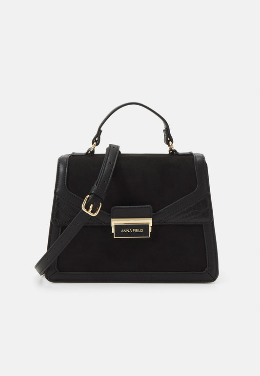 Anna Field Handbag - Black/Black