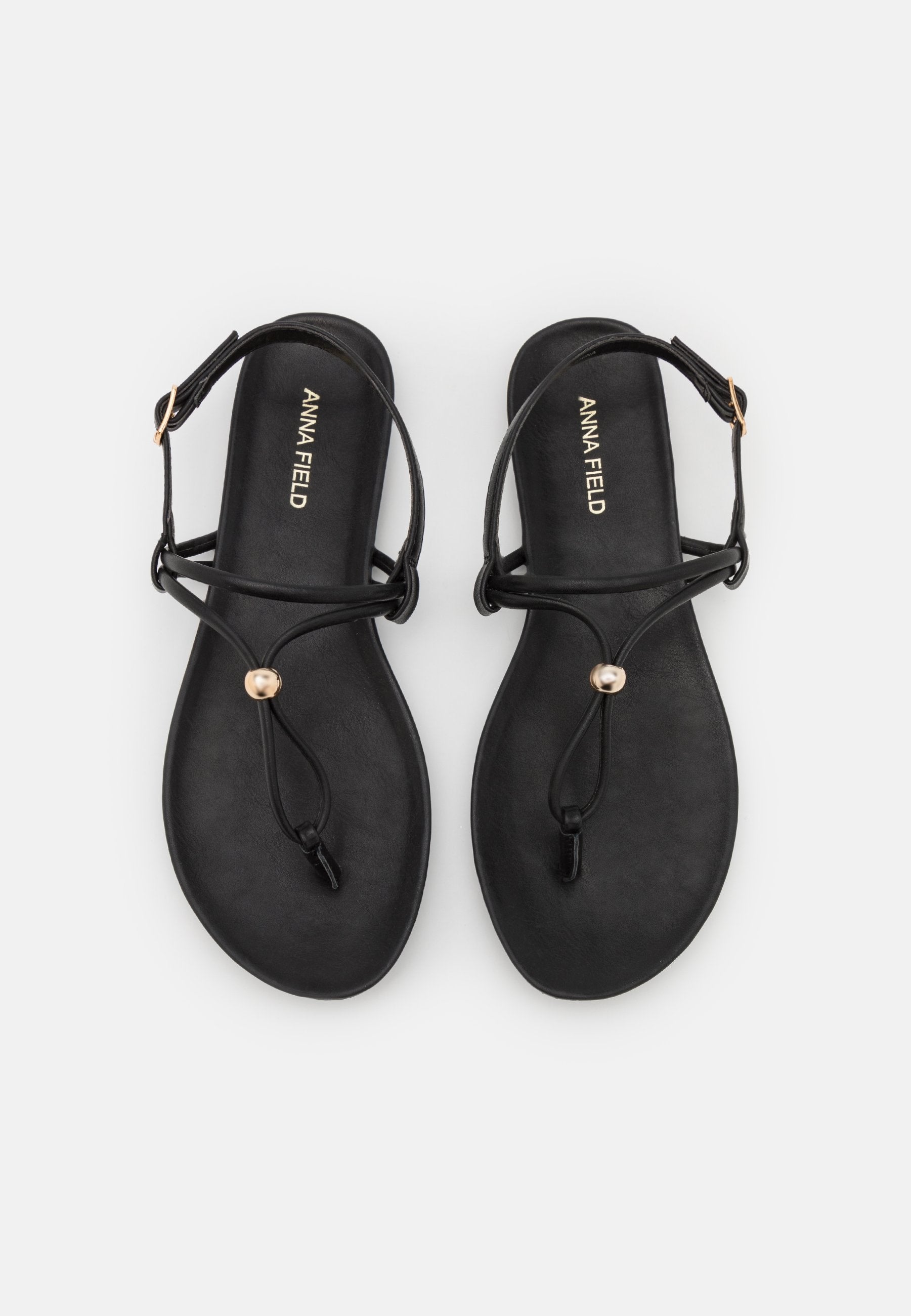 Anna Field T-Bar Sandals - Black