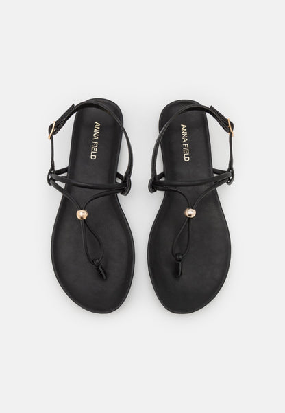 Anna Field T-Bar Sandals - Black