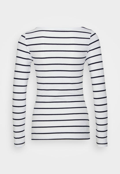 Anna Field 2 Pack - Long Sleeved Top - White/Navy