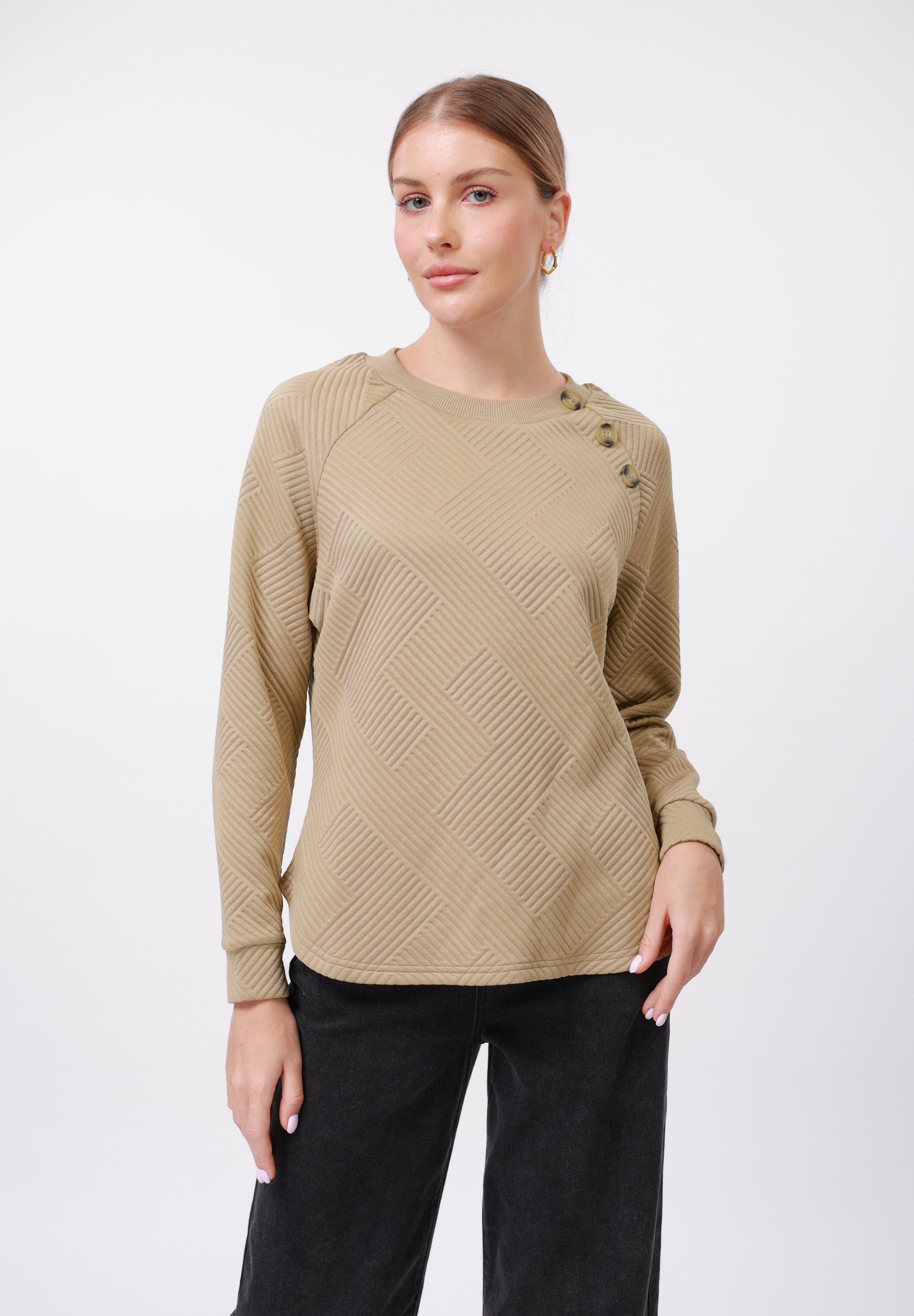 Anna Field Sweatshirt - Khaki